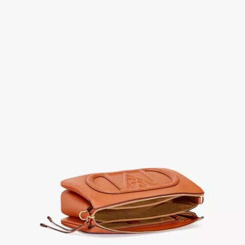 MCM MODE TRAVIA SHOULDER BAG IN BOMBAY BROWN SPANISH CALF LEATHER - Picture 4 of 6
